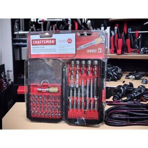Craftsman Speed Lok 54pc Power Driving Set Speed Lock Driving Bits 926393